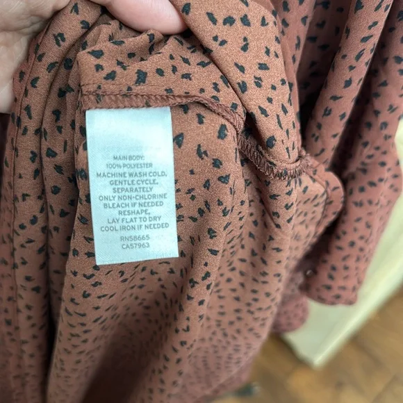 Women’s animal print blouse in 1X NWT Nordstrom - Picture 8 of 8